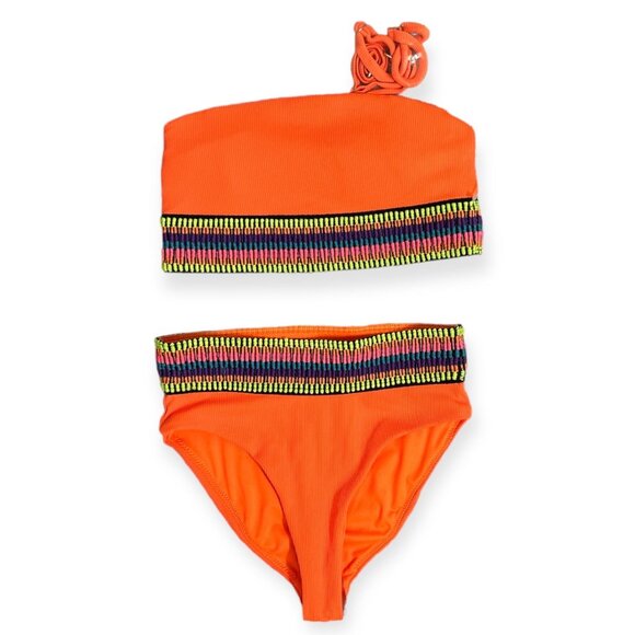 PEIXOTO Swimwear Set Bottom/Top Classic Bikini Orange Size XS - Picture 4 of 8